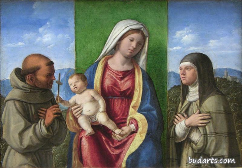 圣母子与圣徒弗朗西斯和克莱尔