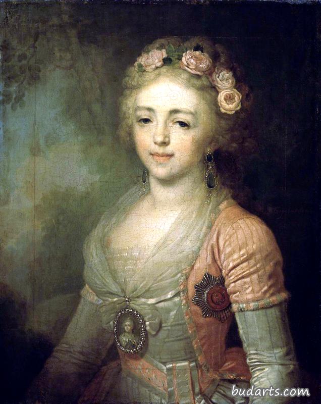 大公爵夫人亚历山德拉·帕夫洛夫娜的肖像