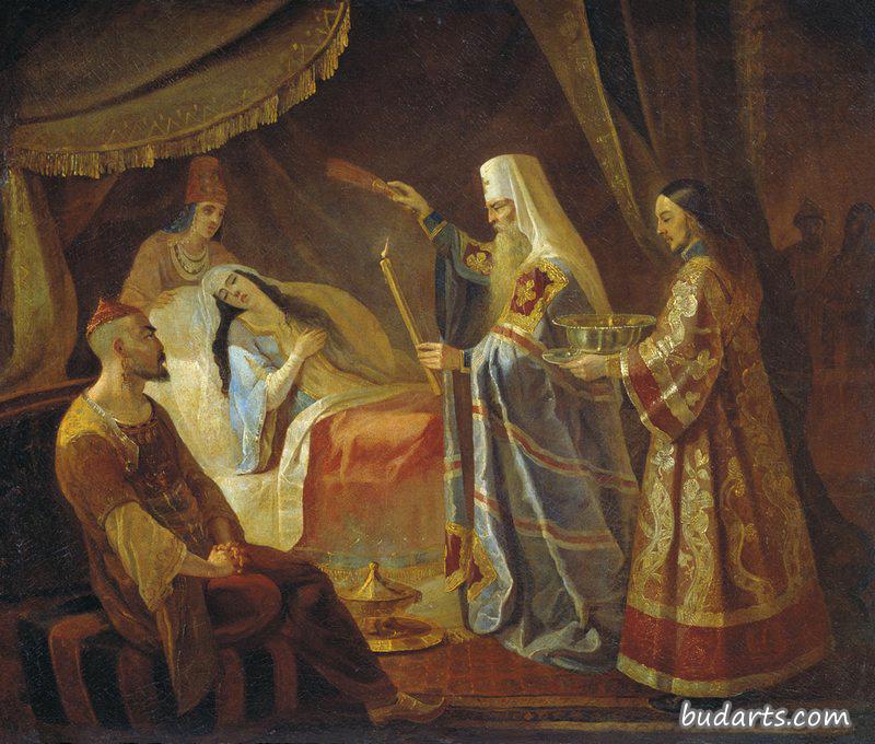 大都会亚历克西斯治疗塔杜拉，汗夏尼贝克的妻子