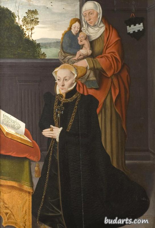 凯瑟琳·冯·西根与圣安妮、圣母和孩子