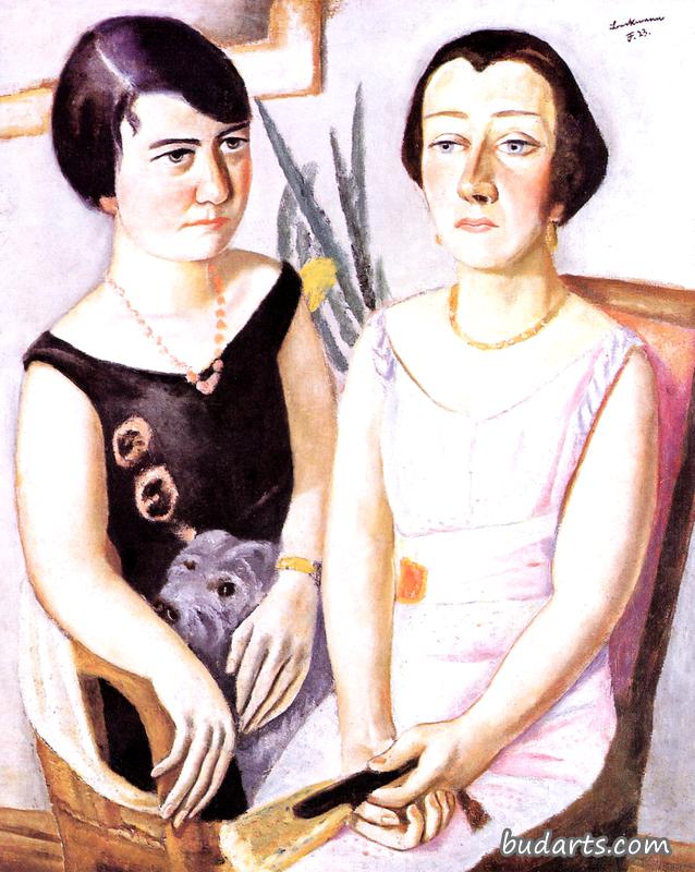 斯瓦岑斯基夫人和卡罗拉·内特的双画像