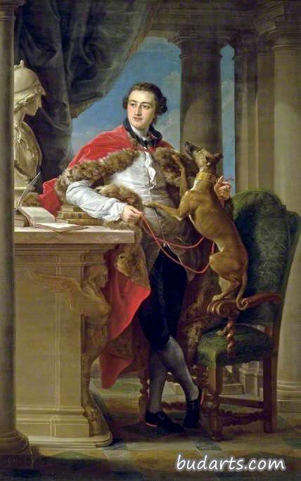 北安普敦第四伯爵乔治·康普顿的肖像