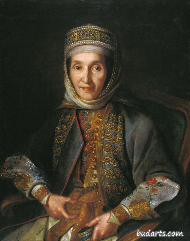 安娜·拉扎列娃·阿基莫夫娜伯爵夫人画像