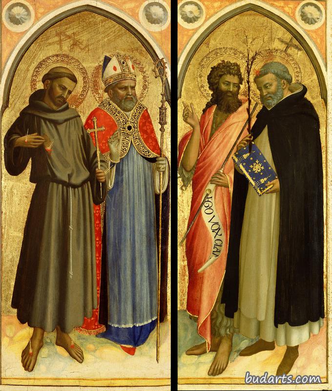 圣方济各和施洗圣约翰和圣多米尼克主教