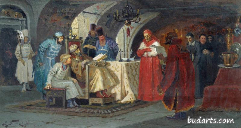 Papal Ambassadors Visit Ivan the Terrible