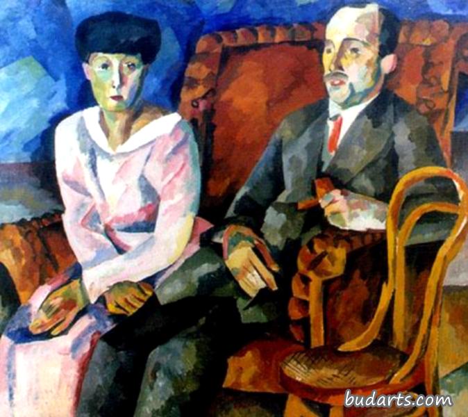 Portrait of N.M. Schekotov with Wife