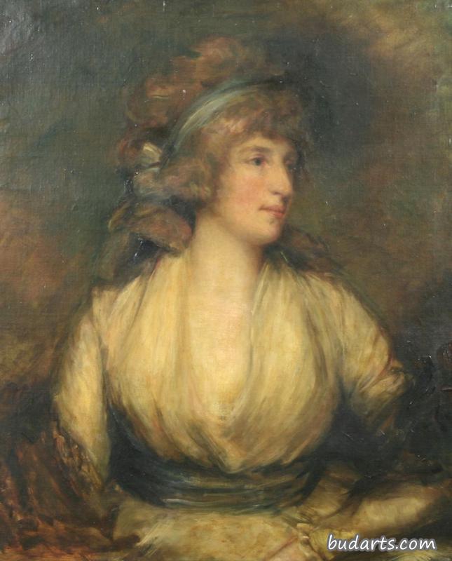 乔治四世的妻子玛丽亚·菲茨赫伯特夫人的肖像