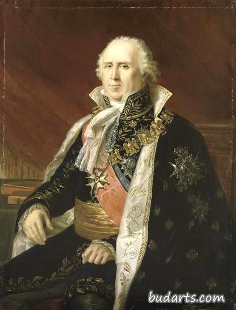 普莱桑公爵查尔斯·弗朗索瓦·勒布朗的肖像