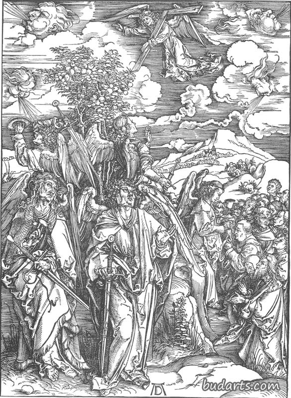 圣约翰启示录：6、四个天使在风中停留并签下被选中的人