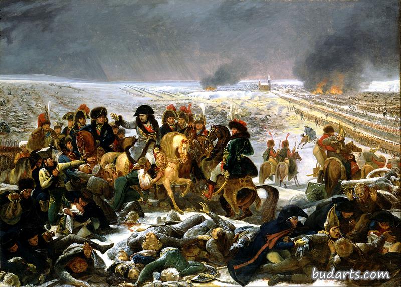 埃劳战场上的拿破仑