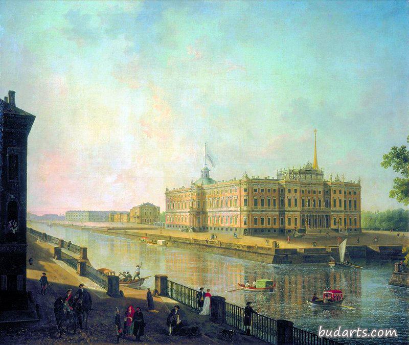 圣彼得堡米哈伊洛夫斯基城堡景观