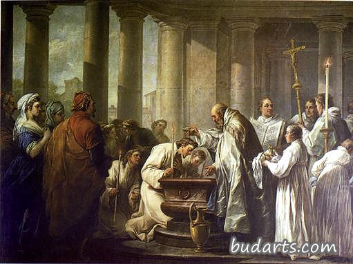 圣奥古斯丁的生命-圣奥古斯丁的洗礼