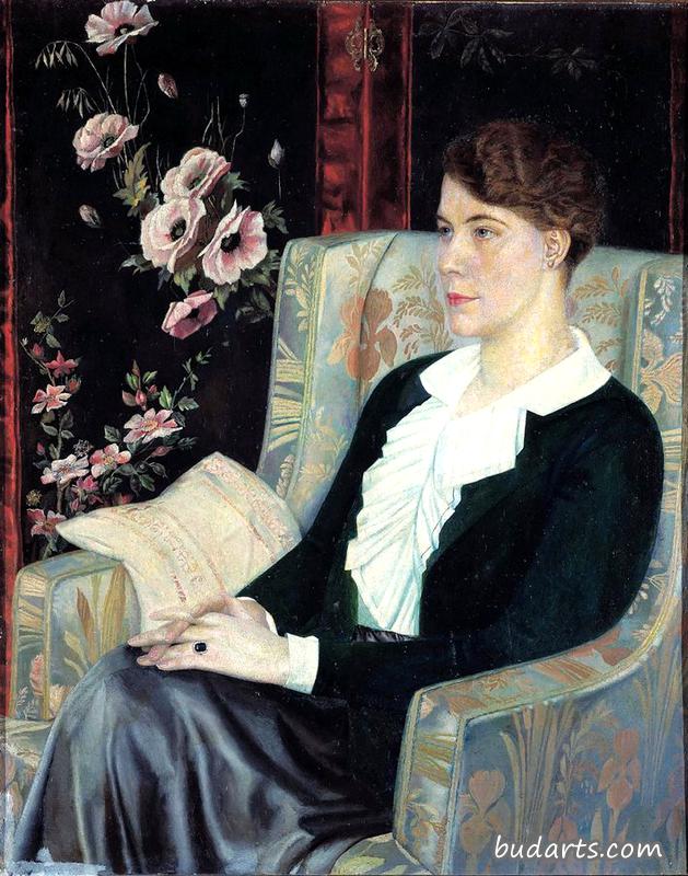 Portrait of E.N. Glebova