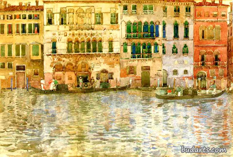 大运河上的威尼斯宫殿