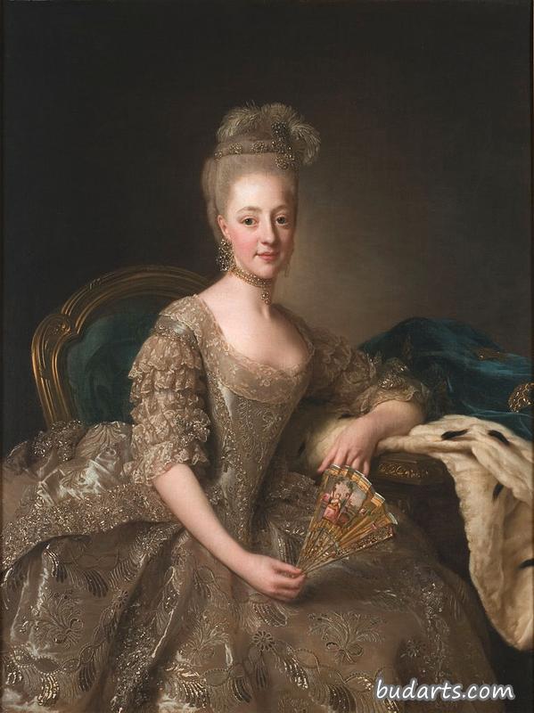 荷斯坦·戈托普的海德薇·伊丽莎白·夏洛特肖像
