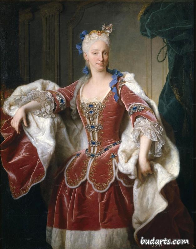 帕尔马公主、西班牙女王伊丽莎白·法尔内塞的肖像