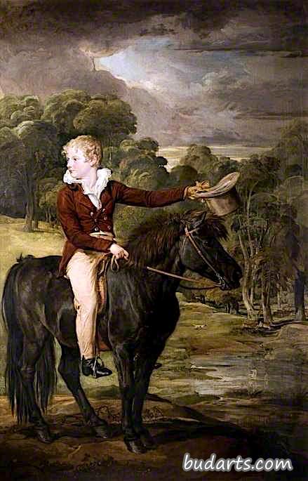 斯坦霍普勋爵，骑着小马