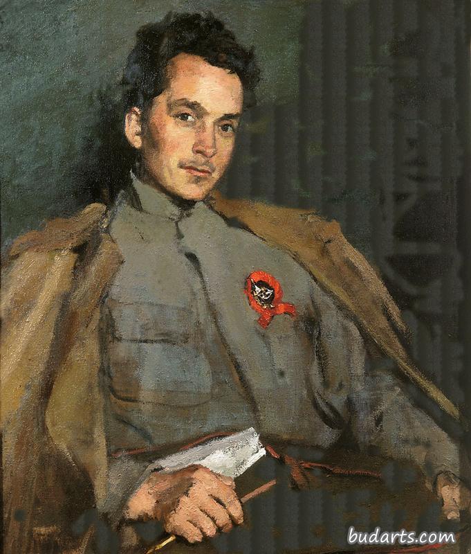 作家德米特里·弗马诺夫的肖像