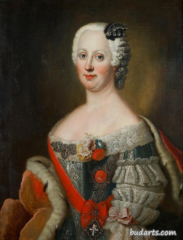霍尔斯坦·戈托普的乔安娜·伊丽莎白肖像