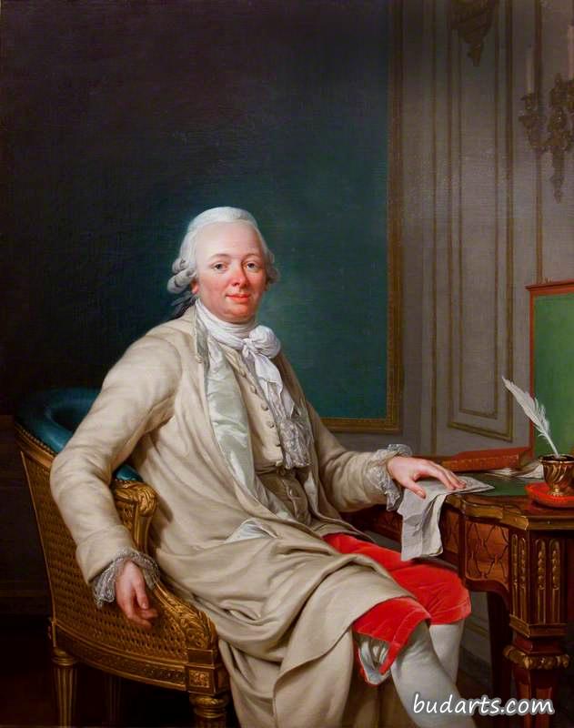 埃蒂安·弗朗索瓦（1719-1785），崔瑟尔·斯坦维尔公爵，办公桌旁