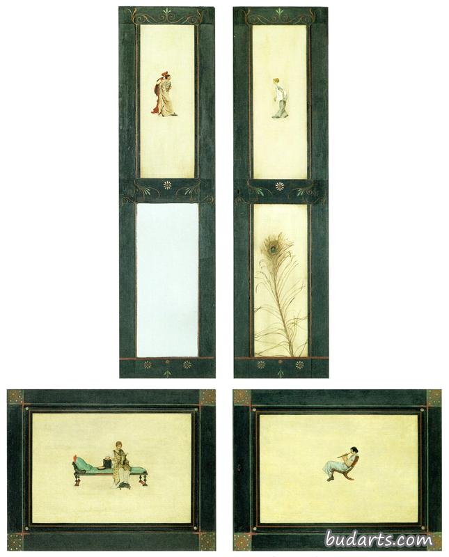 Panels from Alma-Tadema's Cupboard
