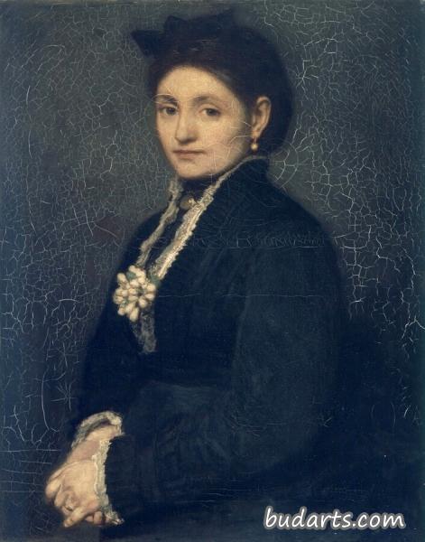 亨德里卡·特鲁萨德夫人的肖像，née Maris（画家的妹妹）