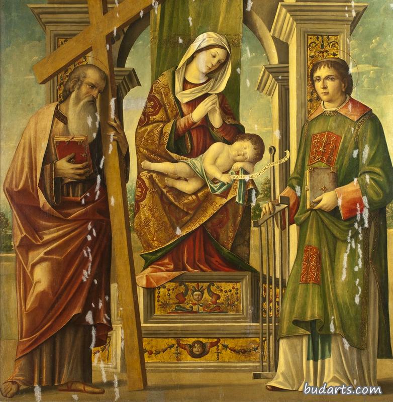 圣母子与圣安德鲁和圣劳伦斯
