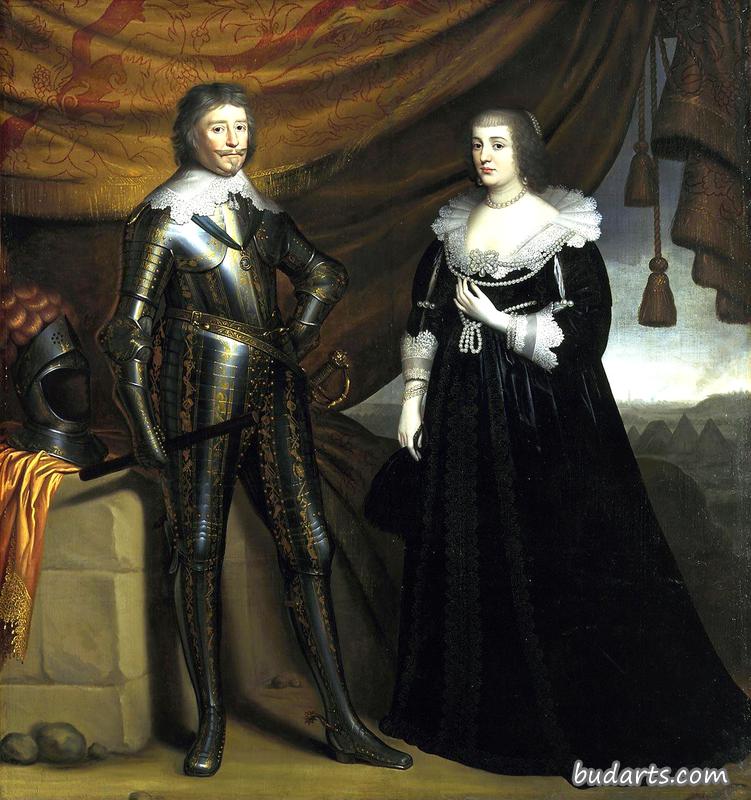 弗雷德里克王子和他的妻子阿玛莉亚·范·索姆斯