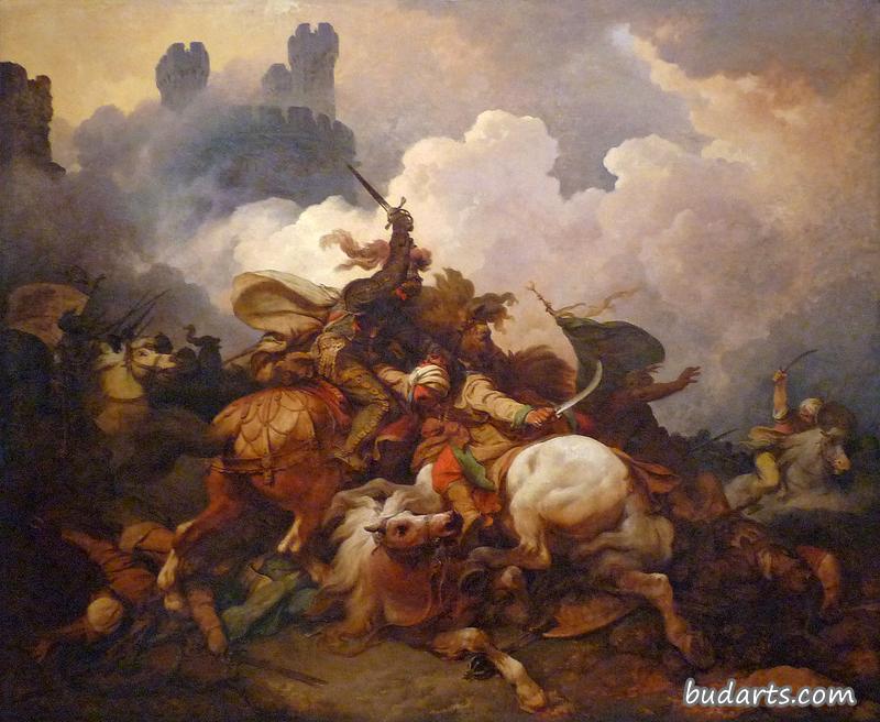 理查德·库尔·德·利昂与萨拉丁在巴勒斯坦的战斗