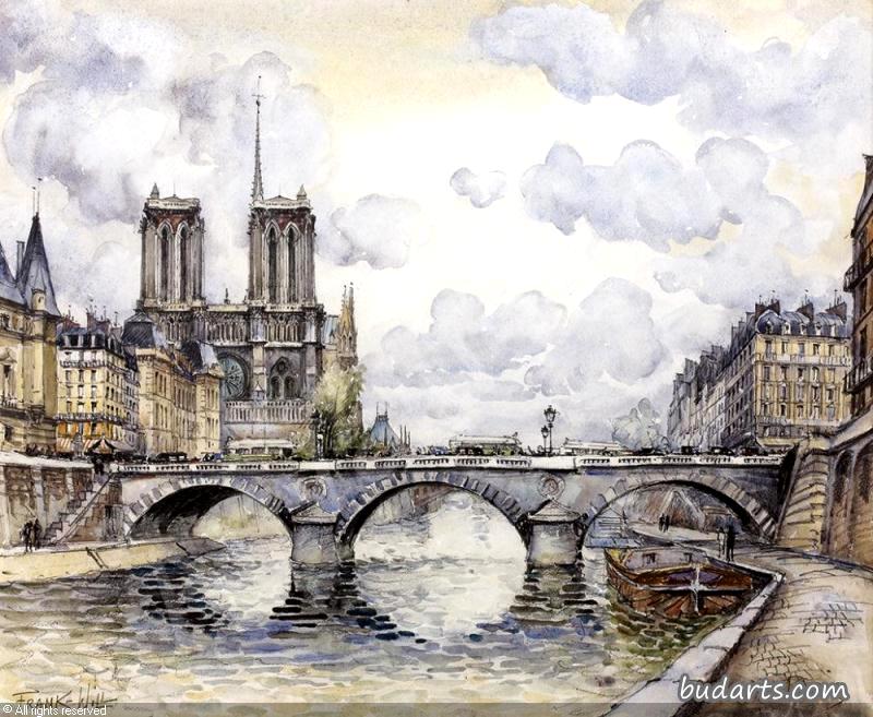 巴黎，塞纳河到圣母院