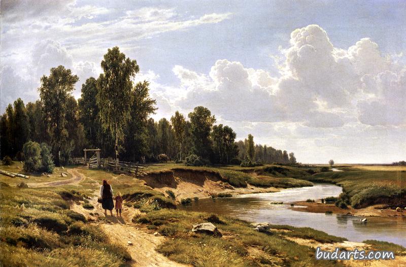圣彼得堡附近的利戈夫卡河