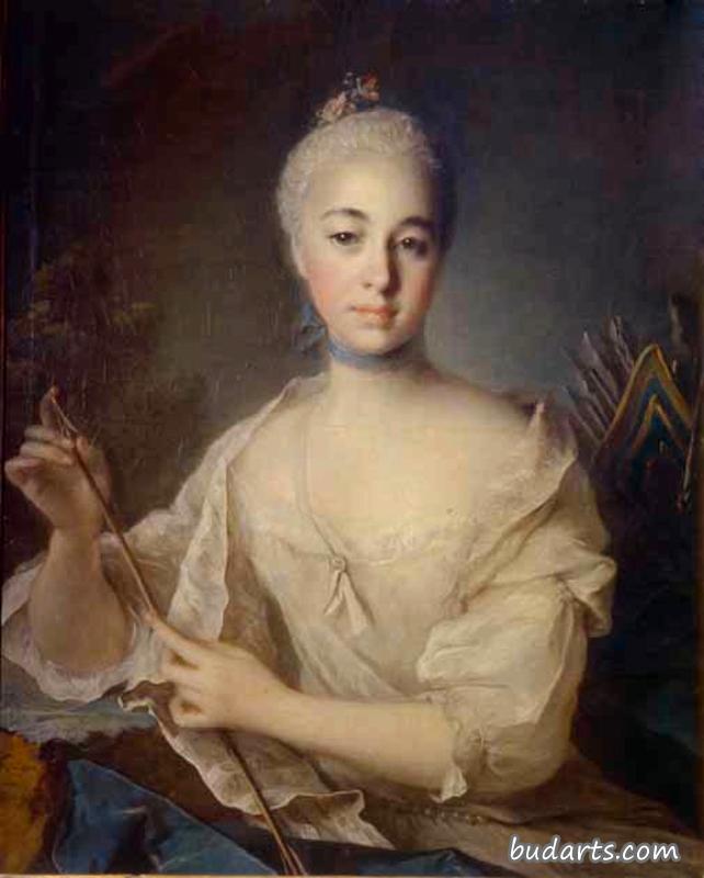 安娜·斯特罗加诺娃的肖像