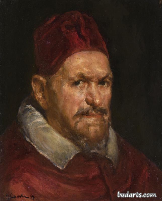 教皇英诺森十世的肖像（模仿委拉斯开兹）