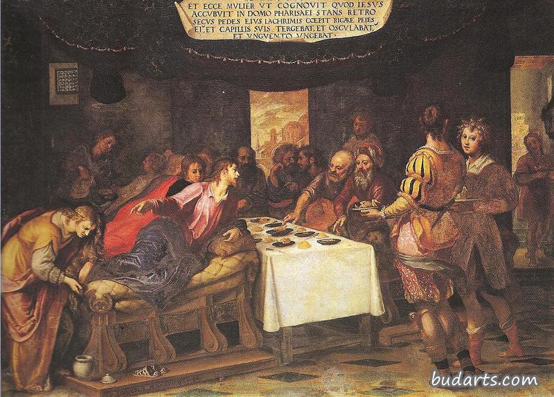 耶稣在法利赛人西门的家里