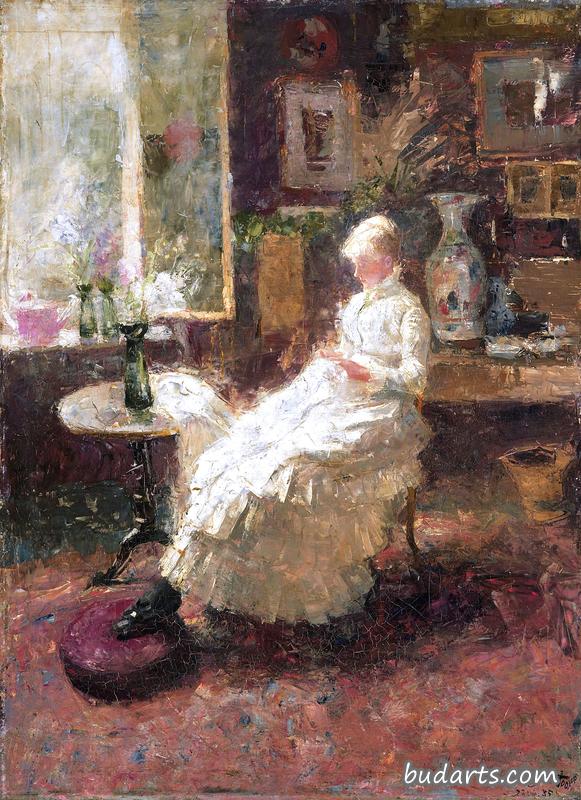 安妮·霍尔·特丽莎戴尔肖像（1860-1929）