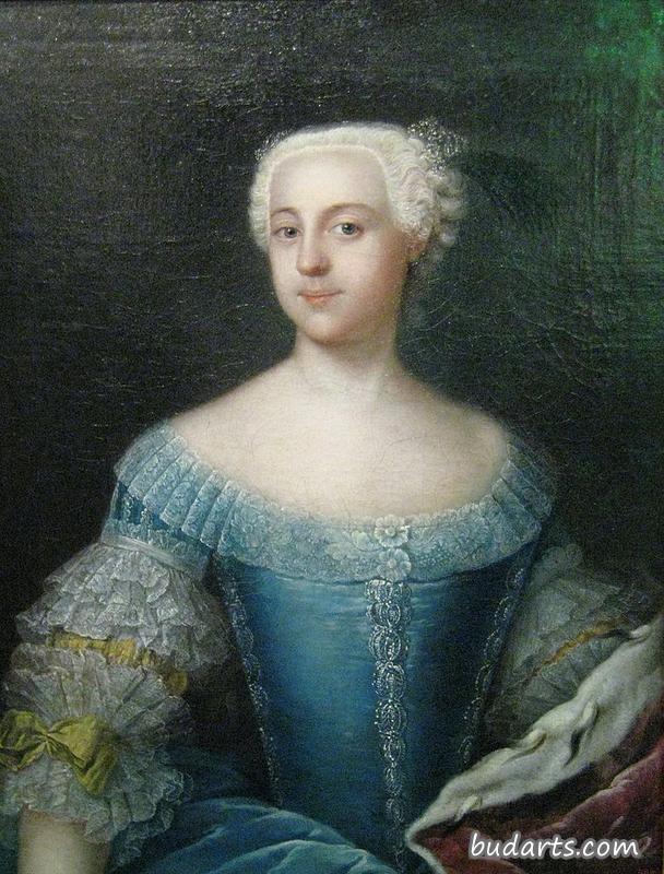 索菲·弗里德里克·奥古斯特·冯·安哈尔特·泽布斯特·多恩堡公主肖像