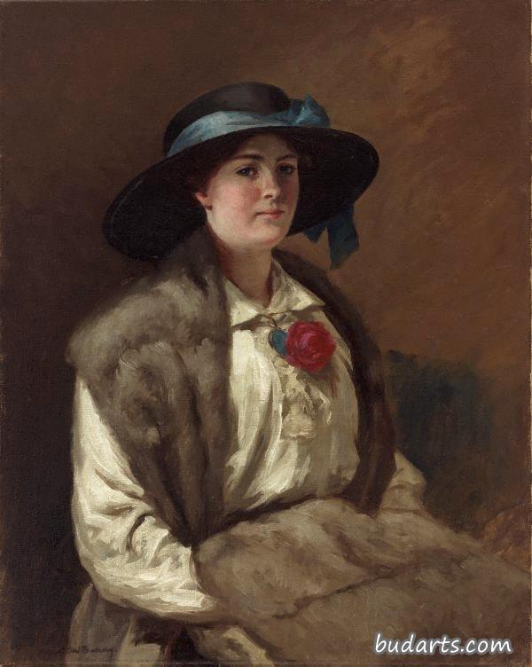 希拉里·麦金农小姐（后来的J.S.里德夫人）的肖像