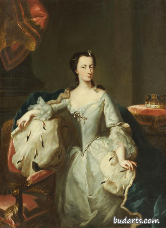 玛丽公主被描绘成黑森卡塞尔的世袭公主