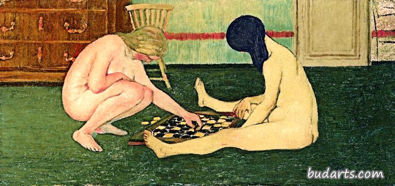 裸体女子跳棋