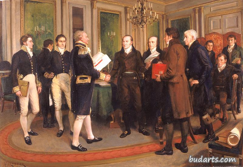 1814年平安夜签署根特条约