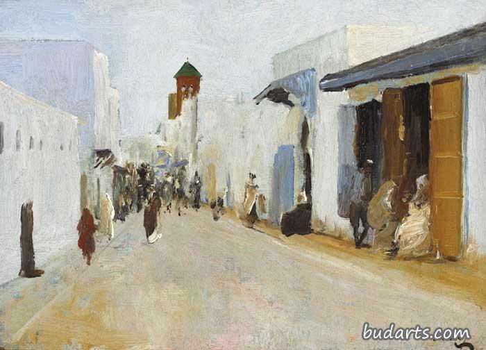 摩洛哥拉巴特的一条街