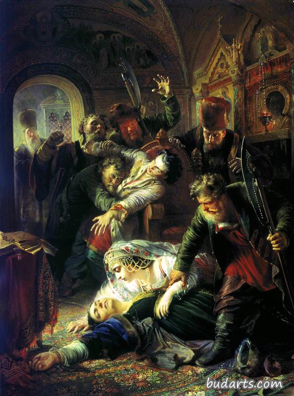 假德米特里的特工谋杀了费奥多戈杜诺夫和他的母亲