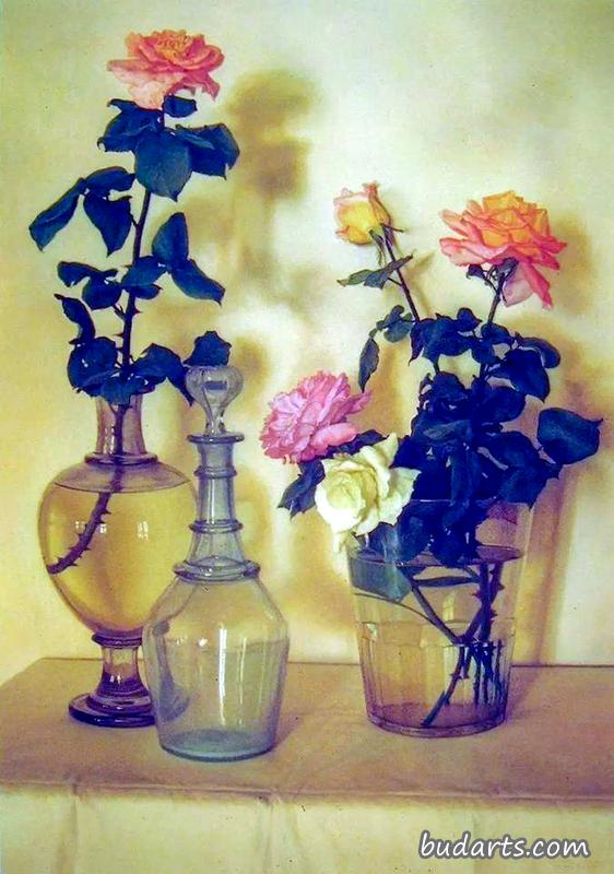 玫瑰花花瓶