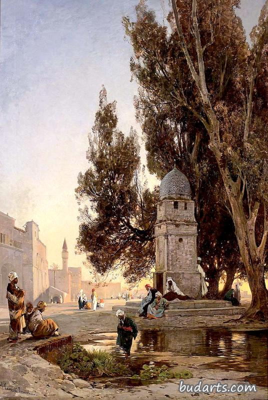 耶路撒冷圆顶广场上的萨比尔盖特湾