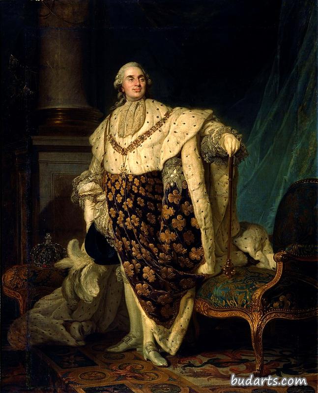 路易十六身着加冕礼长袍