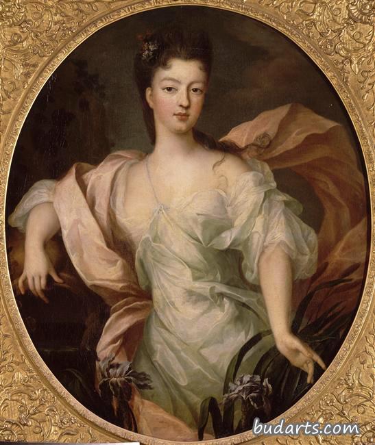 奥尔良公主路易斯戴安娜的肖像