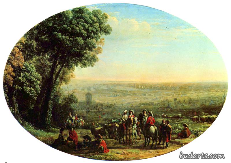 路易十三的军队围攻拉罗谢尔
