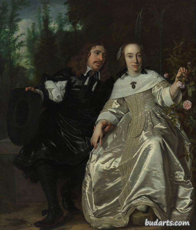 亚伯拉罕·德尔考特和他的妻子玛丽亚·德科尔塞吉特的肖像