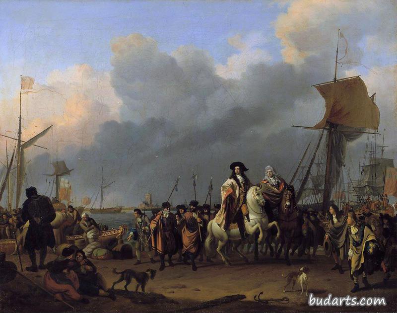 1691年1月31日，国王施塔霍尔德·威廉三世和奥兰杰波尔德的到来