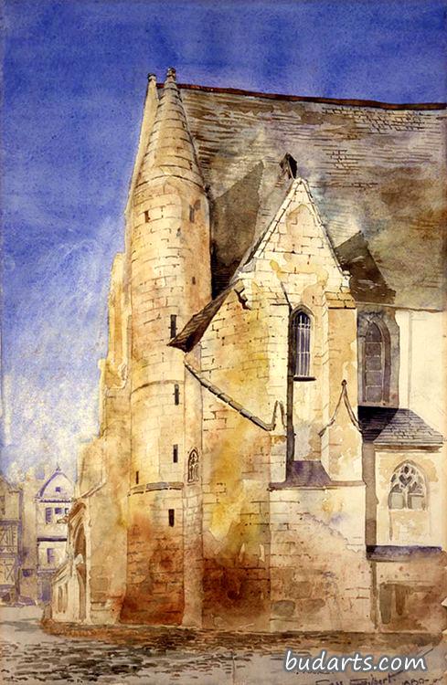 老教堂，图尔斯，法国